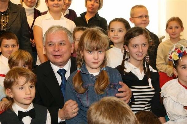 Prezydent Kaczyński z wizytą w Opolu w 2008 roku.