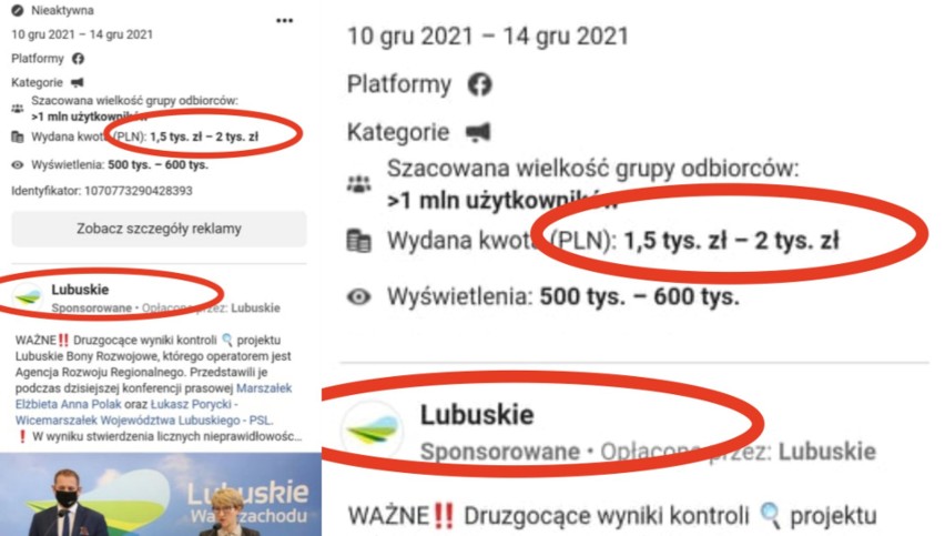 Zrzuty ekranowe, które otrzymała redakcja portalu wiadomości...