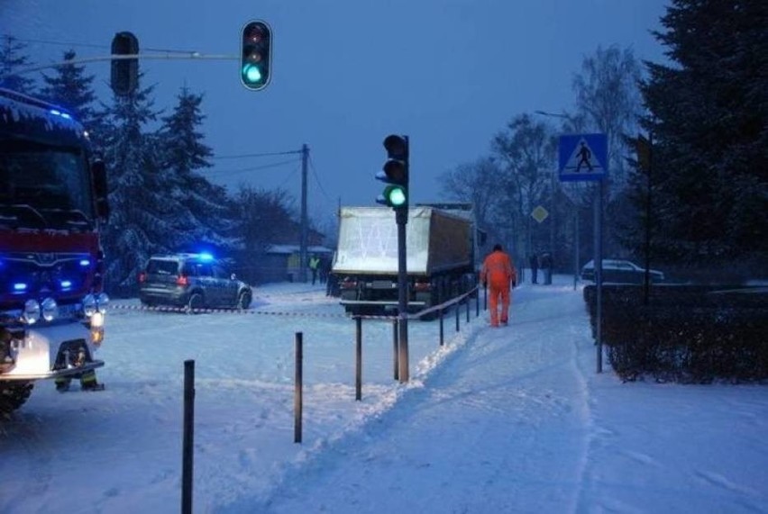 Śmiertelny wypadek na przejściu dla pieszych  w Trąbkach...