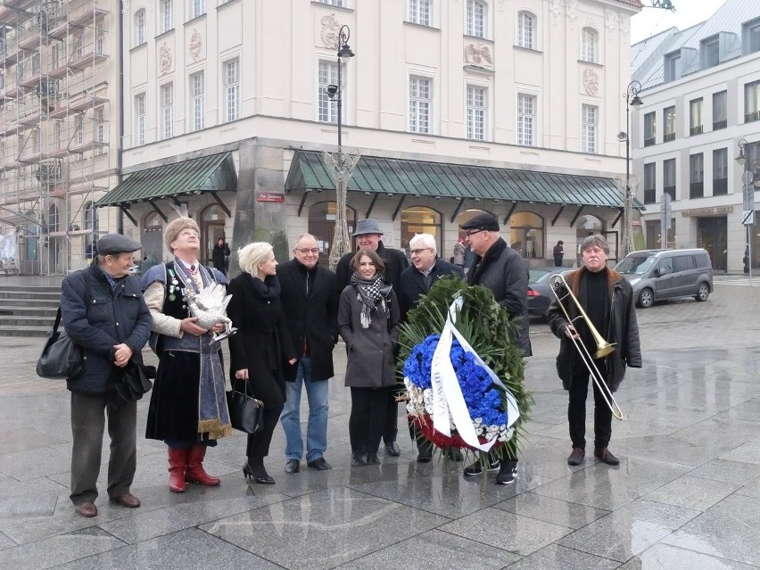 XV-Lecie Klubu Krakowian w Warszawie - hejnał pod Zygmuntem III Wazą