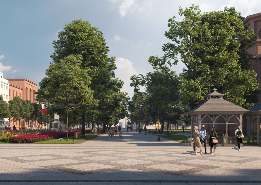 Tak po zmianach ma wyglądać plac Wolności w Bydgoszczy....