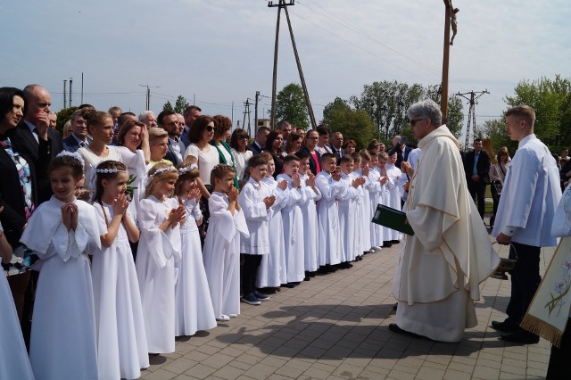 Pierwsza Komunia Święta w parafii pw. św. Brata Alberta w maju 2019 roku