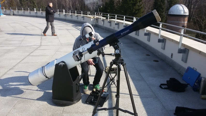 Zaćmienie Słońca 2015 20 marca od godz. 9.43 POWTÓRKA z Planetarium Śląskiego ZDJĘCIA WIDEO