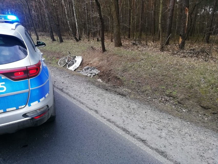 Wypadek na DK 91 w okolicach Radomska. Nie żyje rowerzysta potrącony w Kolonii Borowiecko