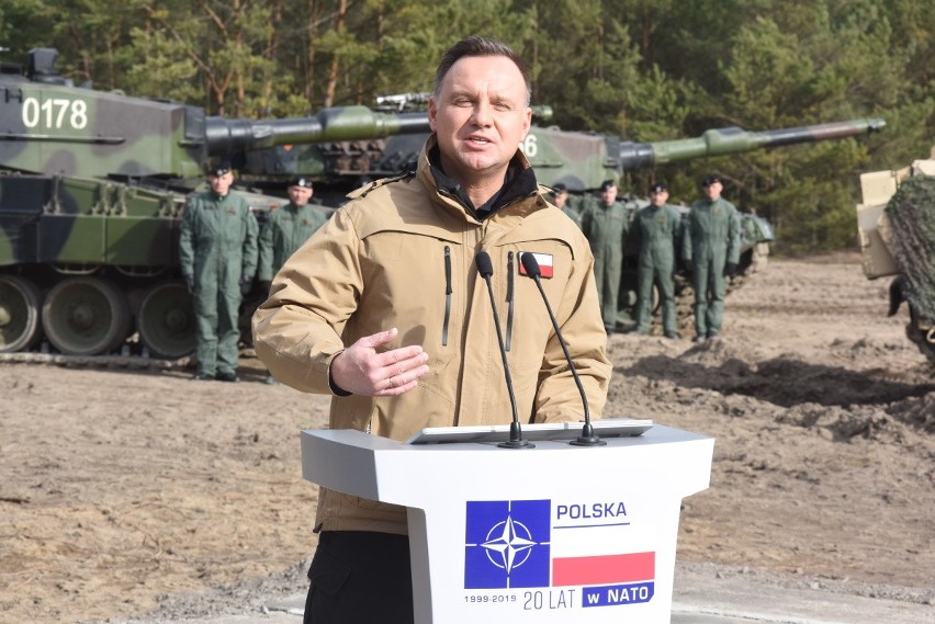 Prezydent Andrzej Duda z wizytą w na żagańskim poligonie. Zobaczcie zdjęcia!