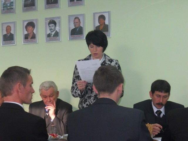 Anna Kurtys, jedna z zaledwie dwóch kobiet w radzie gmina  Zakrzewo.