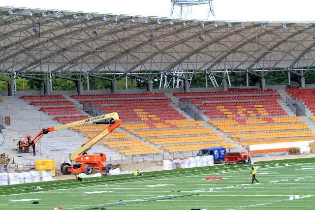 Trwa gruntowny remont Stadionu Olimpijskiego we Wrocławiu