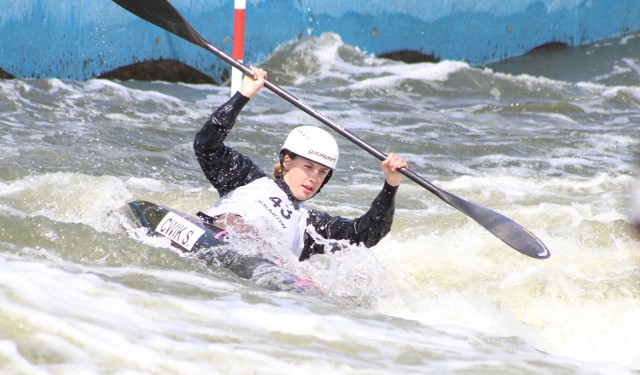Juniorka Sara Ćwik (Start Nowy Sącz) w Pucharze Prezydenta Krakowa zajęła drugie miejsce w K-1
