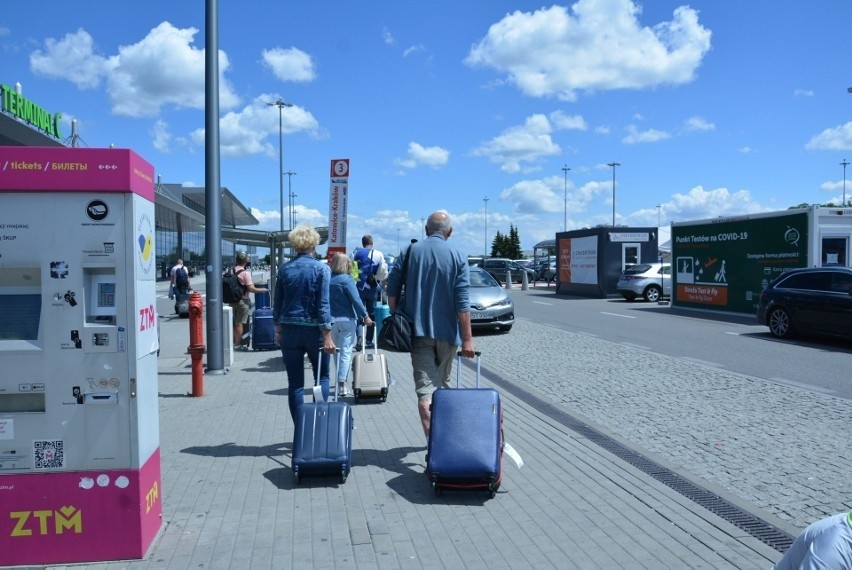 Międzynarodowy Port Lotniczy Katowice w Pyrzowicach....