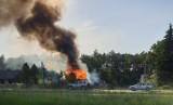 Pożar drewnianego domu na ulicy Górników Staszicowskich w Kielcach. To było podpalenie?