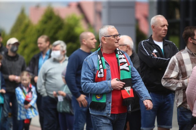 13.06.2021. Kibice na meczu GKS Tychy - ŁKS Łódź.   Zobacz kolejne zdjęcia. Przesuwaj zdjęcia w prawo - naciśnij strzałkę lub przycisk NASTĘPNE