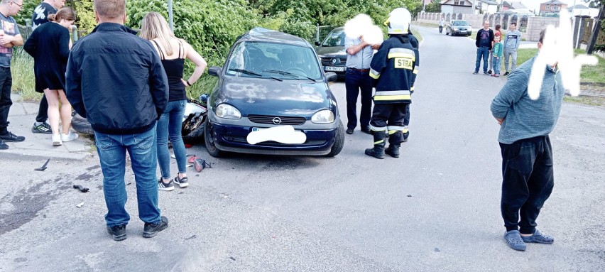 Wypadek w Pobiedniku Wielkim. Zderzenie samochodu z...