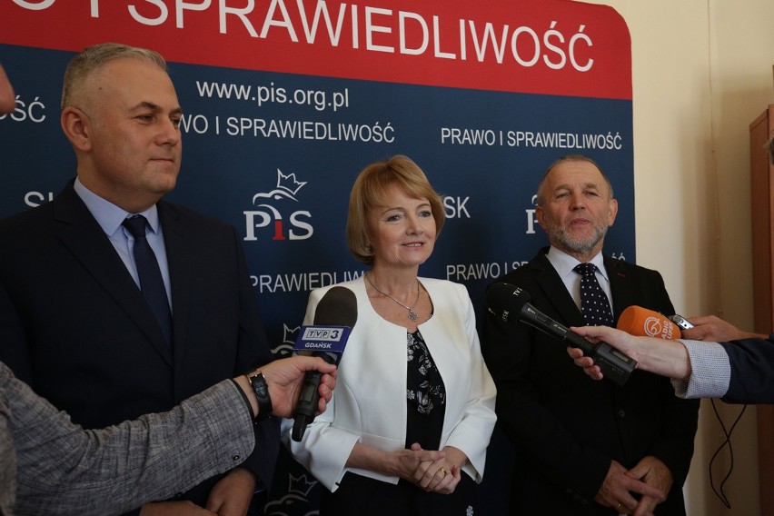 Konferencja prasowa PiS w Słupsku