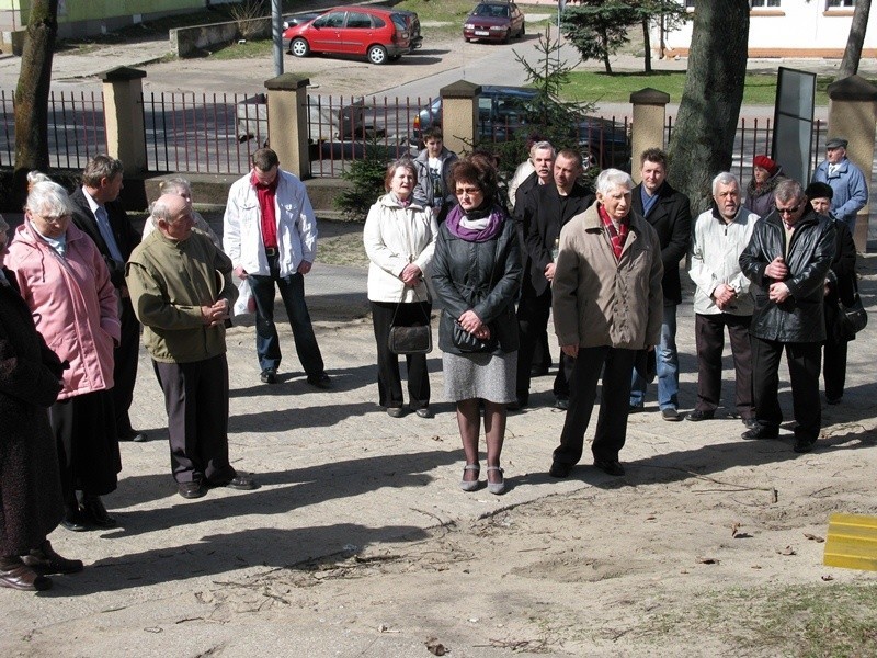 Rok po tragedii w Smolensku - obchody w Miastku...