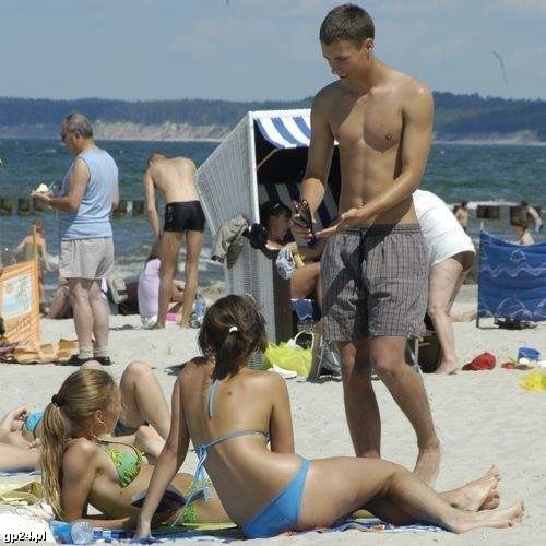 Na usteckiej plaży rok temu