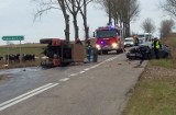 Łupianka Nowa: Wypadek. BMW zderzyło się z traktorem (zdjęcia)