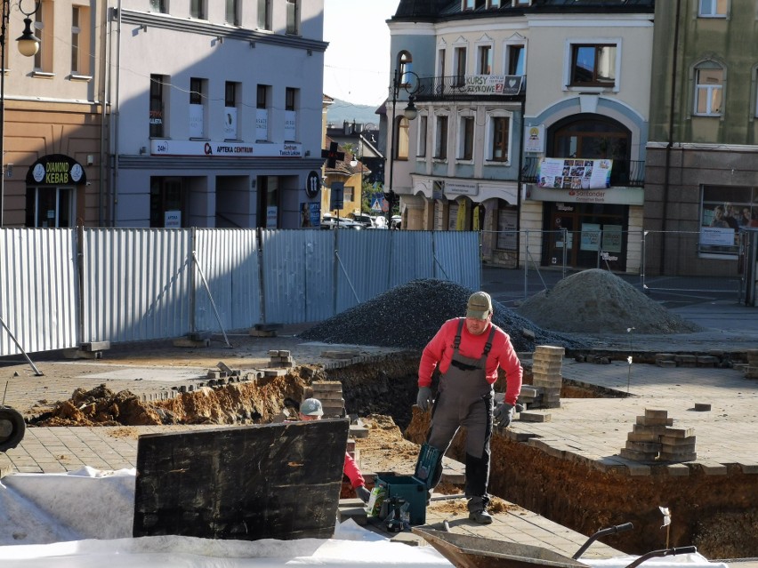 Trwa przebudowa Rynku w Chrzanowie