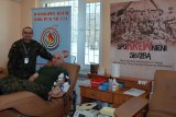 Akcja "spoKREWnieni służbą” w Sandomierzu odniosła duży sukces. Zebrano łącznie 17550 ml krwi