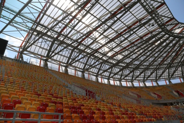 Trybuny Stadionu Miejskiego w Białymstoku czekają na kibiców. W sobotę padnie rekord frekwencji