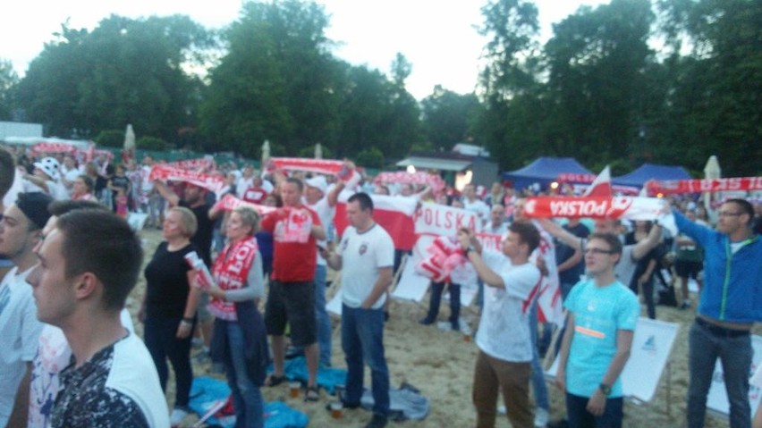 Polska - Niemcy na Euro 2016: Kibice w Będzinie