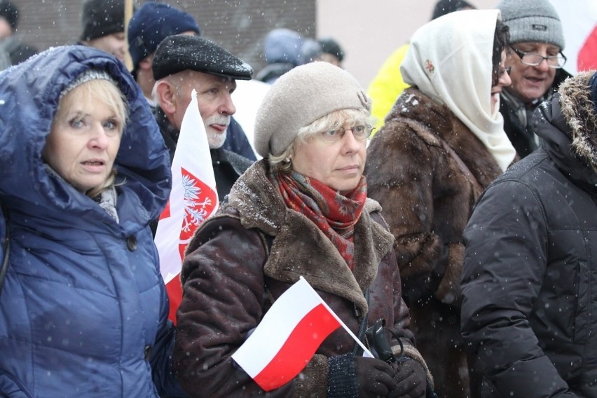 Marsz w Obronie Demokracji i Wolności Mediów w Sosnowcu