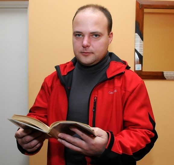 PIOTR SCHNEIDER, stolarz z Gorzowa, jest uczestnikiem kursu obsługi maszyn numerycznych