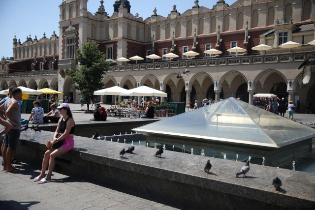 Rynek w Krakowie.