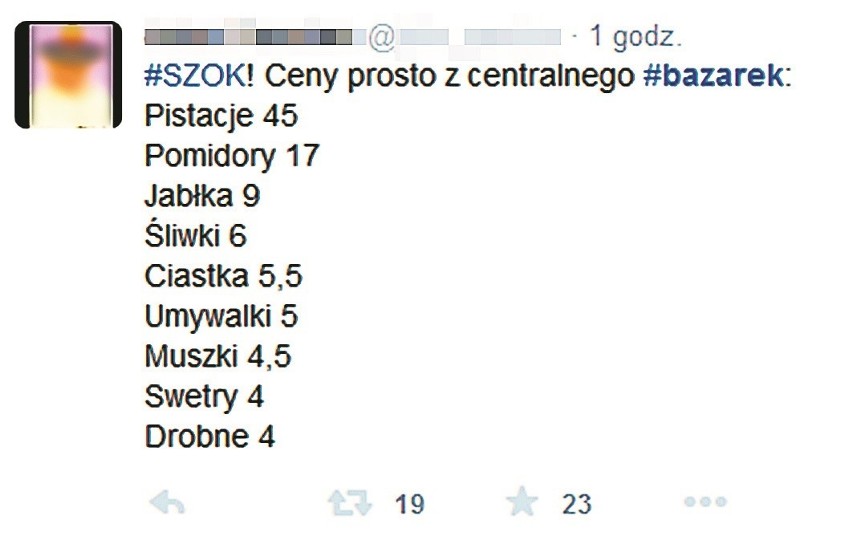 Wpisy internautów na twitterze wzbudzały w dniu wyborów...