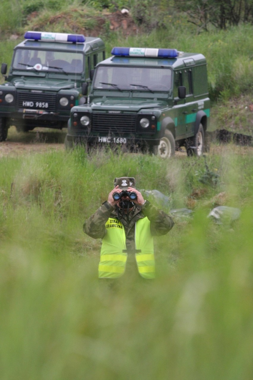 Patrol funkcjonariuszy Podlaskiego Oddziału Straży...