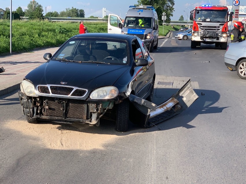 Wypadek na skrzyżowaniu ulic Wilsona i Kałuży w Przemyślu....