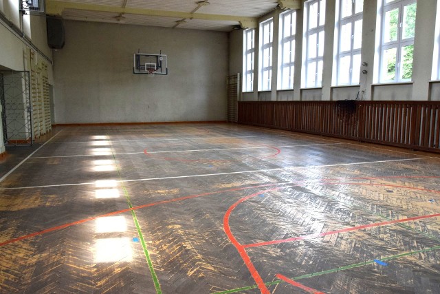 Sala gimnastyczna w "Baczyniaku" czeka na remont.