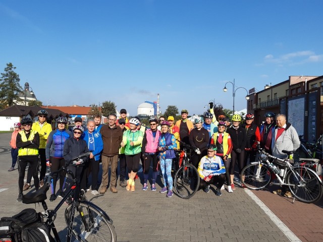 W Promienistym Rajdzie Rowerowym Gęsi Gęgawy na Potrzymiech, zorganizowanym przez Nadgoplański Park Tysiąclecia i Kruszwicką grupę Rowerową, uczestniczyło 70. cyklistów