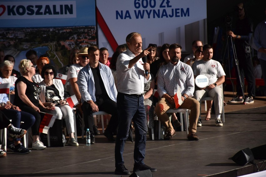 Donald Tusk w  Koszalinie