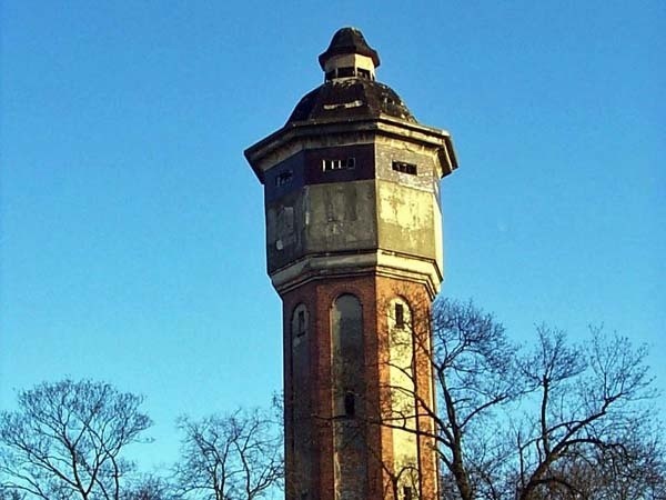 Wieża wodociągowa w Szczecinku. 