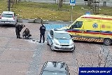 Gołdap. 28-letni mężczyzna podpalił się w centrum miasta. Policja: to była próba samospalenia