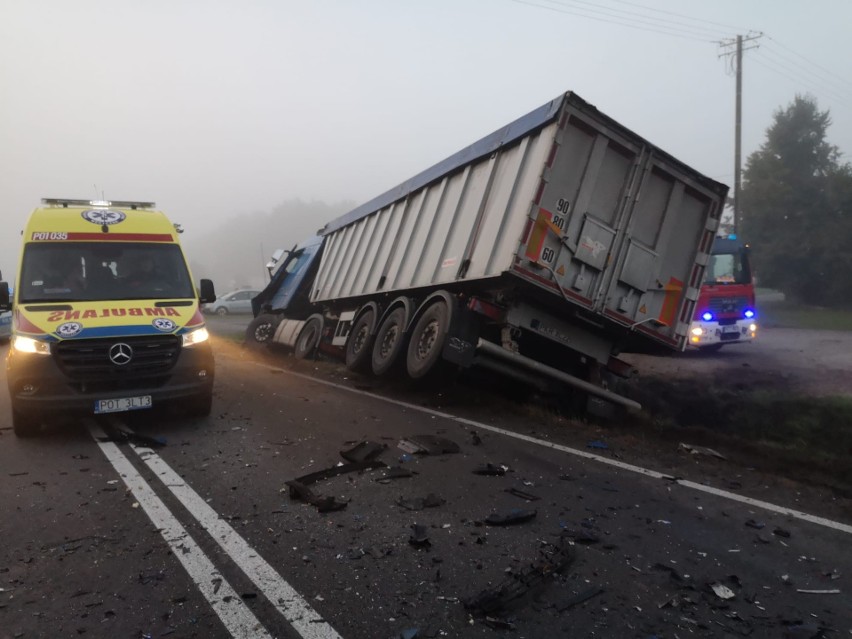 Tragiczny wypadek w Ostrzeszowie. Potężne utrudnienia w...