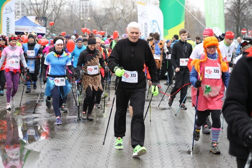 Bieg Walentynkowy 2017 w Dąbrowie Górniczej