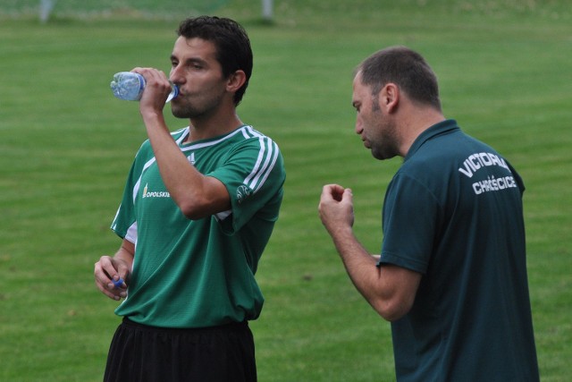 Marcin Rogowski i jego koledzy z Victorii Chróścice zagrają w ćwierćfinale z Czarnymi Otmuchów.