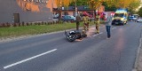Kolizja na Kaszubskiej w Słupsku. Motocyklista po alkoholu [ZDJĘCIA]