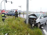 Grudziądz. Wypadek na Średnicówce. Dwie osoby trafiły do szpitala [szczegóły, zdjęcia, film]