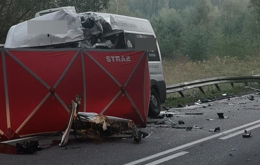 Tragiczny wypadek w Proniewiczach. Ciężarówka zderzyła się z...