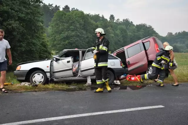 Wypadek w gminie Siemyśl.