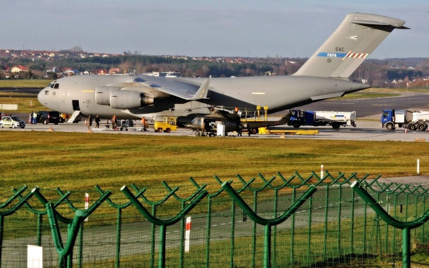 Boeing C-17 Globemaster w Gdańsku