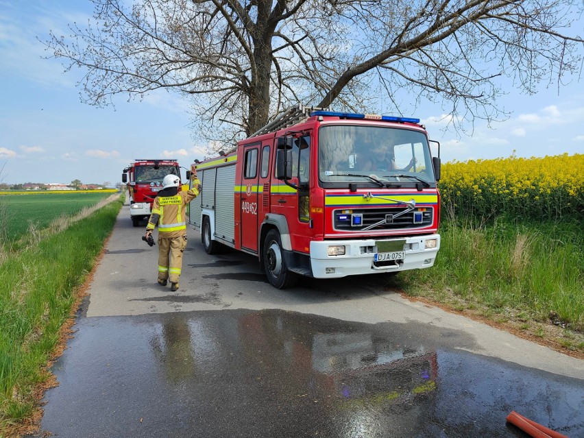 Kolejne auto stanęło w płomieniach na Dolnym Śląsku. Interweniowali strażacy [ZDJĘCIA]