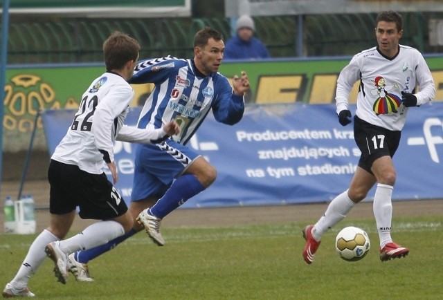 Wojcieh Fabianowski strzelił z karnego pierwszego w tym roku gola dla Stali.