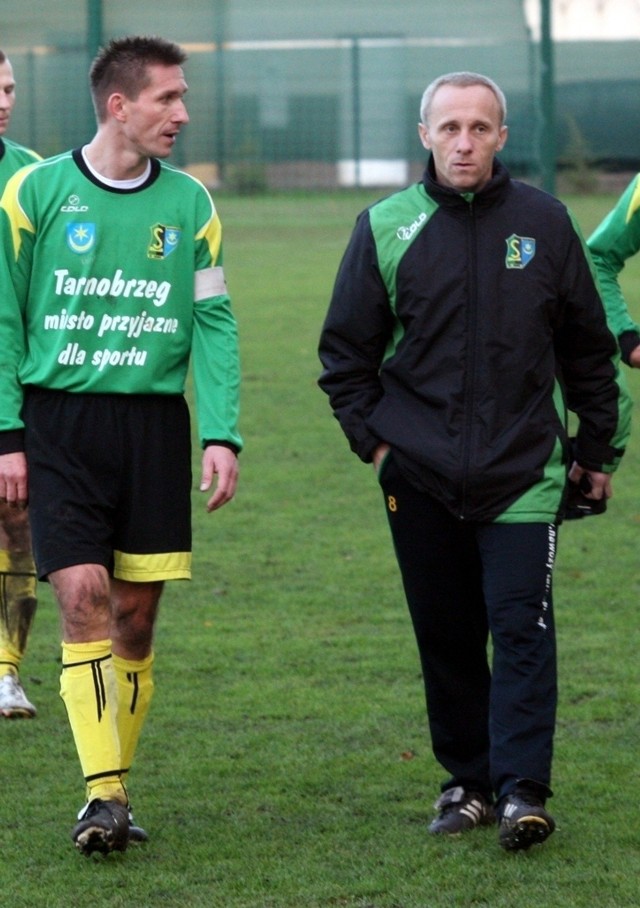 Janusz Hynowski (z lewej) i Jacek Kuranty kończą karierę piłkarską