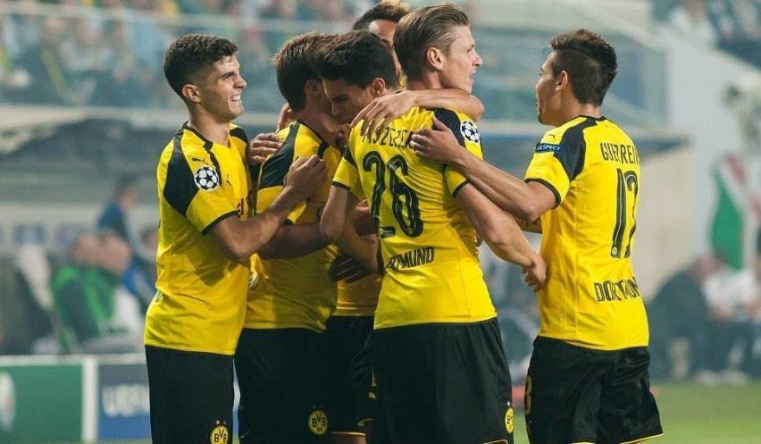 Na zdjęciu: piłkarze Borussii Dortmund. Tottenham Hotspur -...