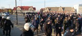 Kibice Lecha przyjechali do Zabrza. Zdjęcia sprzed meczu z Górnikiem w PP