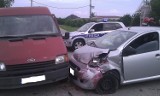 Uderzył citroenem w transita. Ranna kierująca 