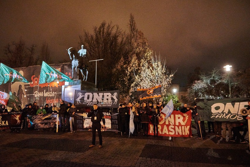 Marsz Narodowców przeszedł przez Lublin. Pod hasłem "Manifestacji Antykomunistycznej"